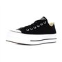 Baskets Casual pour Femme Chuck Taylor All Star Platform Converse Noir (38)
