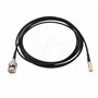 HangTon Câble coaxial BNC vers Microdot UNF 10-32 RF pour micro GRAS Test de vibration Capteur d'accélération Transducteur Acous