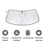 Pare-soleil pliable pour pare-brise de voiture compatible avec Discovery 4 LR4 2004-2016 Pare-soleil pour fenêtre avant de voitu