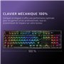 Onlan – CA-240 – Clavier Gamer étendu - 105 Touches – Mécanique Switch Rouge – Anti ghosting Complet N-Key Rollover– Rétro-éclai