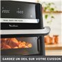 Moulinex Easy Fry Dual Flex, air fryer, Grand tiroir de 9L, Double zone, Séparateur amovible, jusqu'à 8personnes, 7programmes in