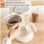 Cafetière filtre Subito Moulinex beige inox, Fonction de maintien au chaud en option, Filtre permanent réutilisable, FG5S1AE0, R
