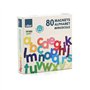 VILAC - Magnets Alphabet minuscules 80 pcs - Jeux Éducatifs - 80 Magnets Lettres minuscules en Bois - Jeux d'Eveil pour Enfant e