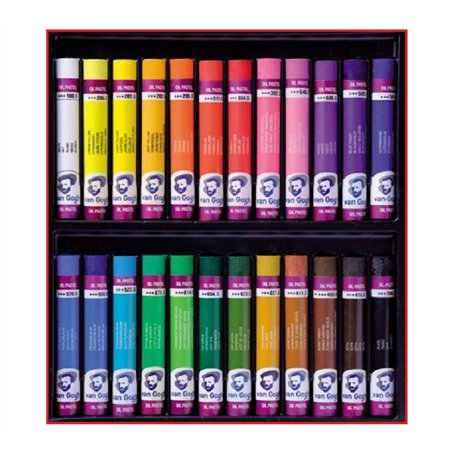 24 pcs Van Gogh Pastels à l'huile (France Import)