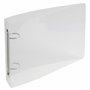 Exacompta - Réf. 51090E - Classeur semi-rigide Polypro Crystal -2 anneaux ronds diamètre 25 mm - Dos 35 mm - Dimensions extérieu