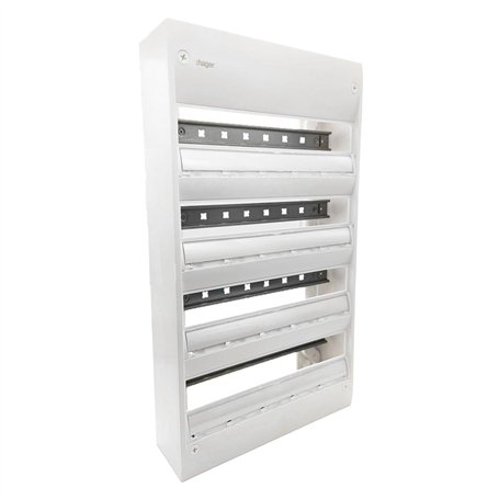 coffret hager gamma 4 x 18 modules à poser en saillie