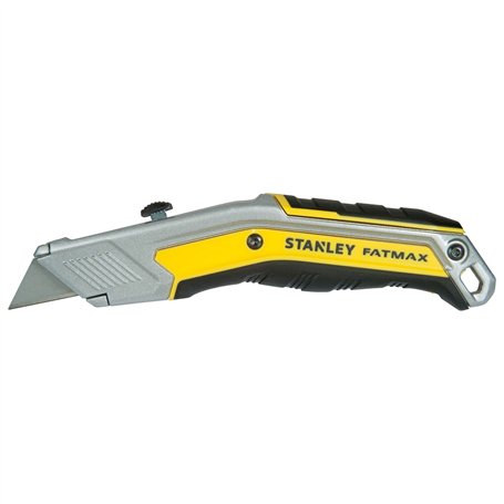 STANLEY Fmht0-10288 Couteau Rétractable Gamme FATMAX - Système De Glissement De Lame Intégré - Facilite L'Accès Aux Lames - Rése