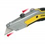 STANLEY Fmht0-10288 Couteau Rétractable Gamme FATMAX - Système De Glissement De Lame Intégré - Facilite L'Accès Aux Lames - Rése