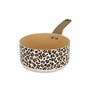 MENASTYL - Casserole Léopard 18cm tous feux dont induction - Revêtement antiadhésif - Aluminium recyclé - Poignée effet bois erg