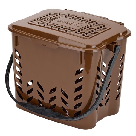 Poubelle à Compost de Cuisine 7L pour déchets organiques – Bio-Seau aéré Anti-odeurs