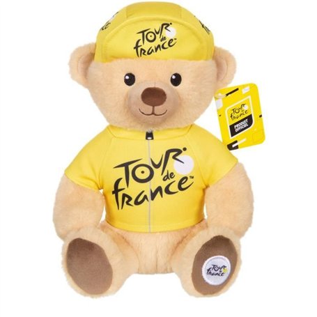 Peluche - GIPSY TOYS - Tour De France - OURS MAILLOT JAUNE 24 CM
