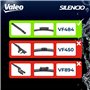VALEO Silencio Essuie-glace - VF484 - Kit de Balais d'Essuie-glace Plat d'Origine de Haute performance, Visibilité Supérieure su