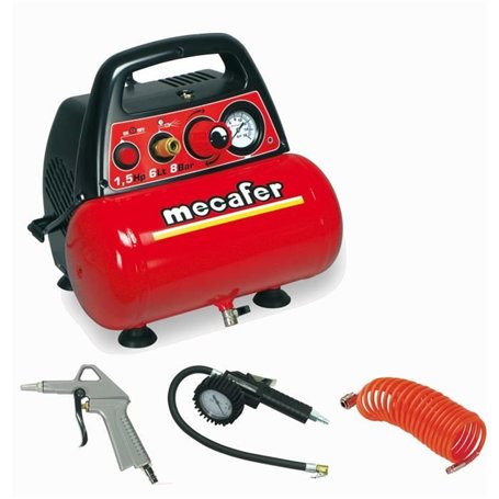 MECAFER Compresseur d'air NEW VENTO 6 L 1