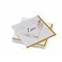 LE NAPPAGE ARTS DE LA TABLE 20 Serviettes en ouate 33x33cm 3plis Golden Love