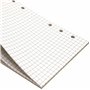 Quo Vadis - Accessoires de TIMER - Recharge BLOC-NOTES pour TIMER 17 - Papier Blanc Clairefontaine - Format 10x17cm