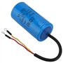 Condensateur CD60 Run 250V AC 600uF 50/60Hz avec condensateur rond à sortie de fil pour compresseur d'air de moteur, adapté pour