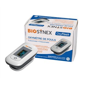 BIOSYNEX - Oxymètre de Doigt avec Mesure du Pouls - Mesure l'Oxygénation du Sang - Evaluation des Fonctions Respiratoires - Path