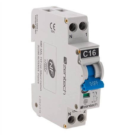 Zenitech Disjoncteur PH/N 16A NF
