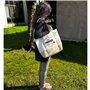 Sac Filleule d'Amour | Cabas de Plage Courses Coton et Toile de Jute Idée Cadeau Femme