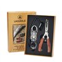 LAGUIOLE - Laguiole 40268483 Coffret Pêcheur contenant une Pince (22 cm) et un Crochet en Acier Inoxydable avec Manche en Bois d