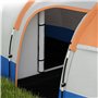 Outsunny Tente de Camping Tente Tunnel 2-3 Personnes 3 Portes ventilée avec Porche légère, Sac de Transport Inclus, Orange