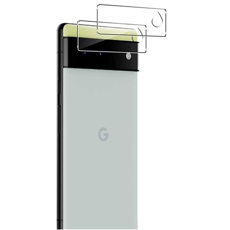 PHONILLICO Protection Caméra pour Google Pixel 6 Pro [Lot de 2] Verre Trempé Transparent Lentille Appareil Photo Arrière Film Pr