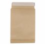 Lot de 100 enveloppes - pochettes à soufflet C4 229 X 324 + 30 MM papier kraft marron ecru 120g fermeture bande adhésive autocol