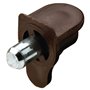 cyclingcolors 20x taquet étagère plastique marron à tenon acier 5mm meuble support maintien plaque tablette vitre armoire vitrin