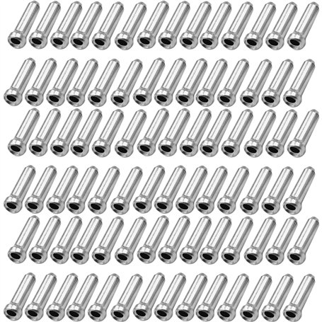 cyclingcolors 100x Embout butée de câble Frein dérailleur Alliage Aluminium pour vélo VTT VTC électrique BMX Route Ville