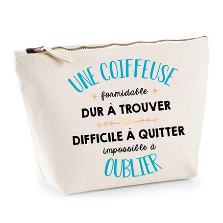 Trousse Coiffeuse Formidable | Pochette Toilette Maquillage Idée Sac Cadeau