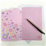 Afie 15-6503 Carte avec Enveloppe Heureux Anniversaire pour Fille Femme Bouquet de Fleurs des Champs Champêtre Papillons Libellu