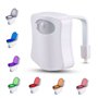 PARENCE.- Eclairage LED pour WC/Capteur de Mouvement Luminaire pour Toilette et Salle de Bain/Lumière Veilleuse avec 8 coloris D