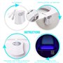 PARENCE.- Eclairage LED pour WC/Capteur de Mouvement Luminaire pour Toilette et Salle de Bain/Lumière Veilleuse avec 8 coloris D