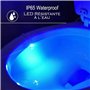 PARENCE.- Eclairage LED pour WC/Capteur de Mouvement Luminaire pour Toilette et Salle de Bain/Lumière Veilleuse avec 8 coloris D