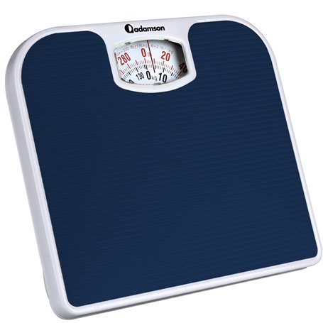 Adamson A21 Pese Personnes Mecanique Pour Poids Corporel- Jusqu’à 136 KG - Surface en Caoutchouc Antidérapant - Pese Personne An