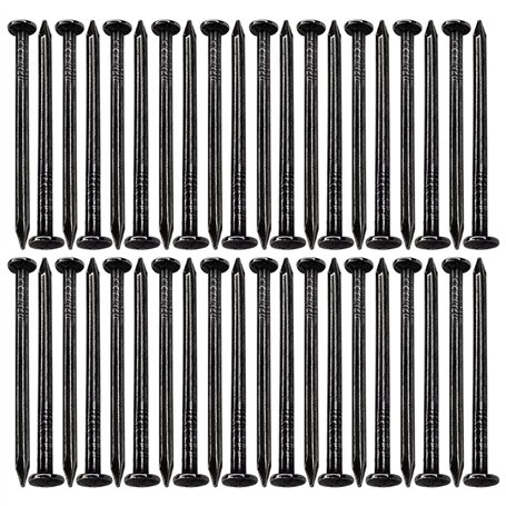 cyclingcolors 50x clou pointe en acier tête ronde bricolage artisanat décoration fixation meuble bois noir