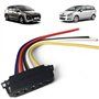 Kit Réparation Connectique avec Faisceau + Résistance de Chauffage Ventilation Climatisation Habitacle compatible pour Peugeot 3