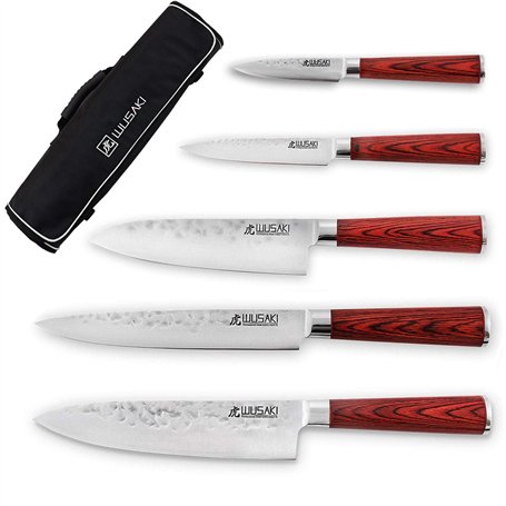 Wusaki Pakka X50 Mallette avec 5 couteaux