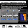 OBDII Bluetooth - Diagnostic OBD Auto Universel 2025 | Lisez & Effacez Les Codes Erreurs en 4 Min | Compatible Tous Véhicules, A