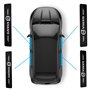 ODOKIT Seuil De Protection Fibre De Carbone Noir - Compatible avec Volvo XC60 XC40 XC90 V60 V40 - Accessoires 4 Pièces - Facile 