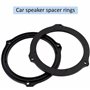 AERZETIX - C11594 - Lot de 2 Adaptateurs/supports pour haut-parleurs de voiture Ø165 mm - côté de montage portière arrière - com