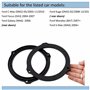 AERZETIX - C11594 - Lot de 2 Adaptateurs/supports pour haut-parleurs de voiture Ø165 mm - côté de montage portière arrière - com