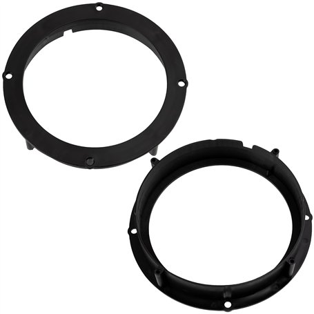 AERZETIX - C16611 - Lot de 2 Adaptateurs/Supports pour Haut-parleurs de Voiture Ø165 mm - côté de Montage portières - Compatible