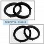 AERZETIX - C16611 - Lot de 2 Adaptateurs/Supports pour Haut-parleurs de Voiture Ø165 mm - côté de Montage portières - Compatible