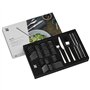 WMF Silk Set de Couverts en Acier Inoxydable pour 6 Personnes, 30 pièces, Couteaux Monobloc, Acier Inoxydable Cromargan Mat, Pas