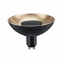 LED Réflecteur Noir, Gold 4.9W GU10 230V 3 ÉTAPE DIMMABLE