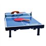 Set mini table de ping pong - SCHILDKRÖT - Mini-table 68x33x9 cm - 2 mini-raquettes PVC - Balle ABS - Filet - Table pliable