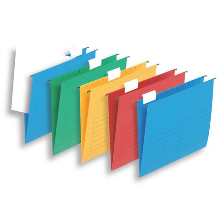Flex Dossiers suspendus en papier kraft Assortis Lot de 5