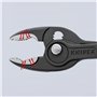 KNIPEX 82 02 200 TwinGrip Pince de préhension frontale et latérale avec poignées Confort grise atramentisée 200 mm