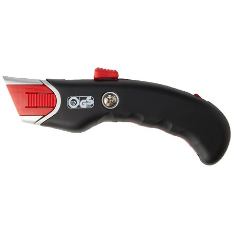 Wedo 078815 Cutter professionnel avec 5 lames de rechanges Noir